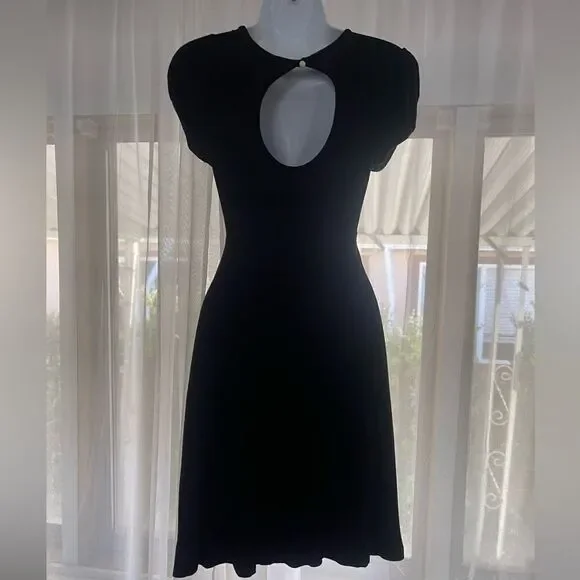 Sidecca 50’s Style Dress with Keyhole Back Pinup Rockabilly Women’s Small - Picture 3 of 5